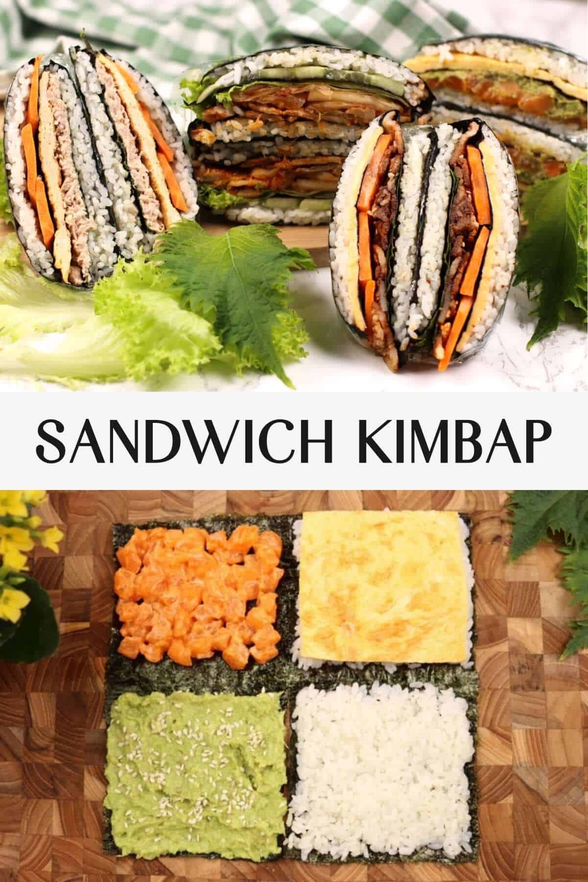 kimbap plié