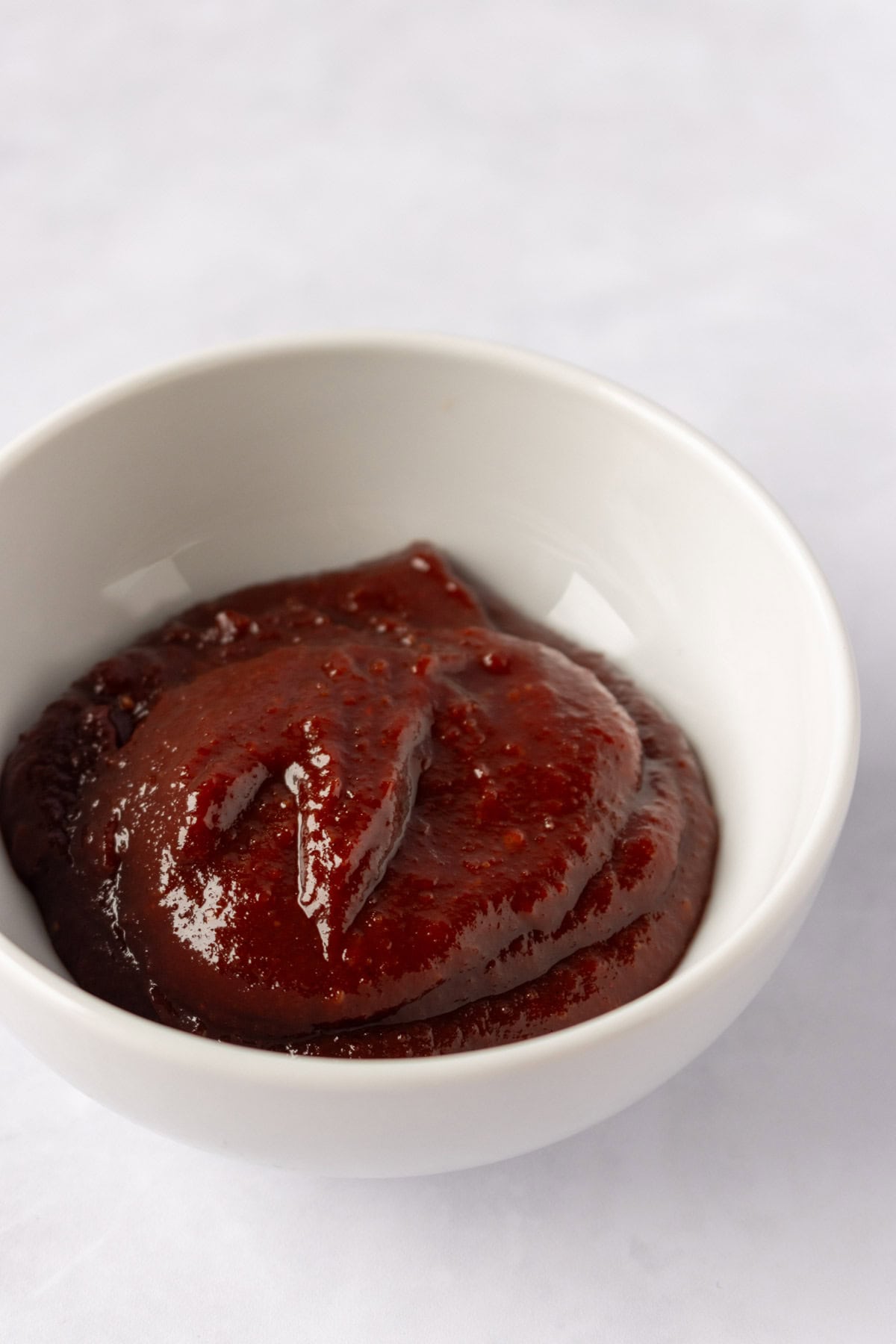 small bowl with gochujang.